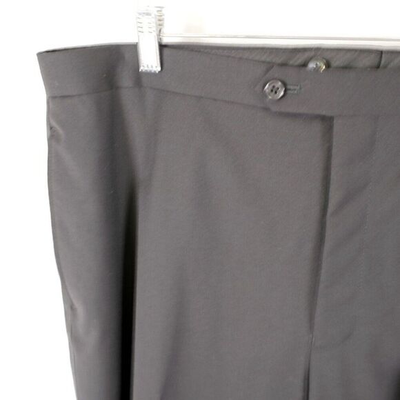 Calvin Klein Wool Black 2 Felt Button 2 Piece Tuxedo 44R 41/31 Side Stripe Mid R - Picture 3 of 16